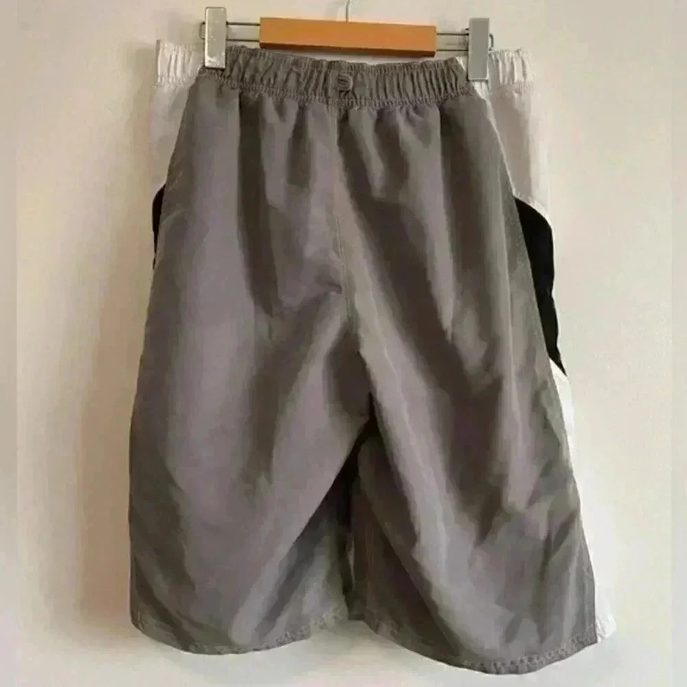 Green Dog Grey & Black Men’s Swim Shorts